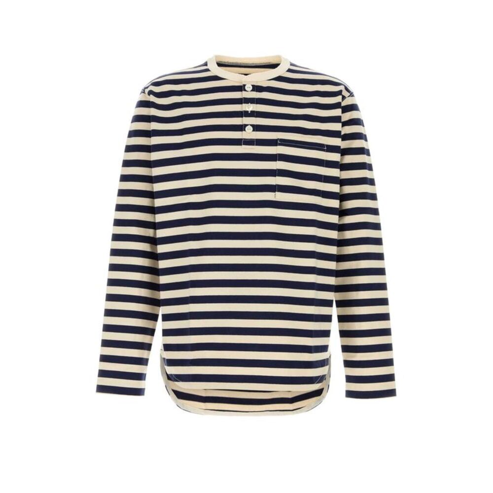 Junya Watanabe Men Embroidered Cotton Oversize T-Shirt